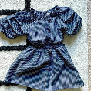 [Habitual] NWOT Blue and White Stripe 4T Dress